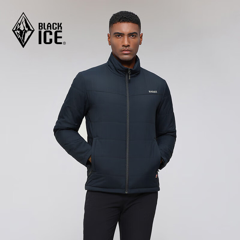 BLACKICE 25男款户外金标P棉防水透湿防泼防油污防风耐磨棉服 藏蓝 L 619元