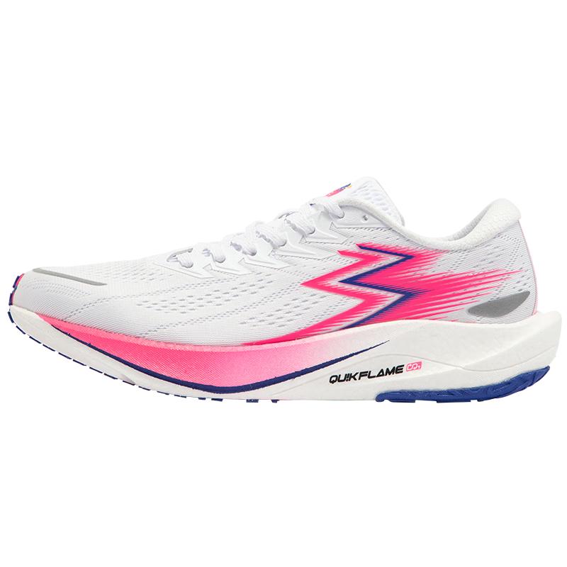 361° 飚速2.5Pro运动鞋男鞋国际线回弹竞速体测跑步鞋子男 672332222-1 白/爆炸