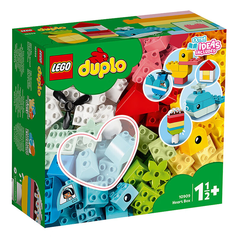 LEGO 乐高 Duplo得宝系列 10909 心形创意积木盒 134元（需用券）