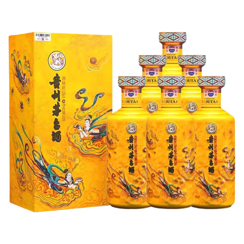 茅台 散花飞天 53%vol 酱香型白酒 500ml*6瓶 15930.86元