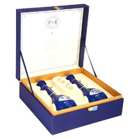 YANGHE 洋河 梦之蓝 蓝色经典 M6 52%vol 浓香型白酒 500ml*2瓶 礼盒装 ￥1088.16