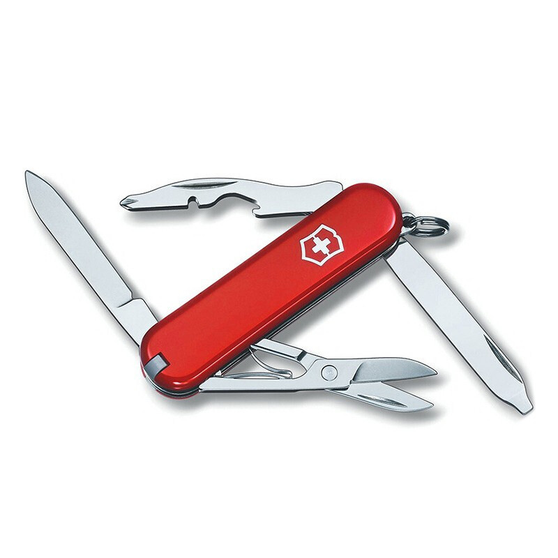 VICTORINOX RAMBLER 0.6363 逍遥派瑞士军刀 58mm 10种功能 红色 89.5元（需用券）