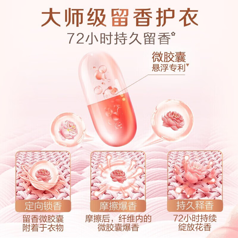 立白 洗衣液低泡易漂柔顺护衣持久留香洗家用 洗护组合装 9.9元（需用券）