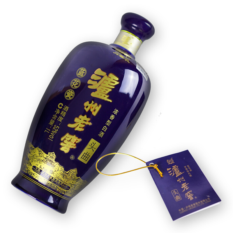 泸州老窖 头曲 蓝花瓷 52%vol 浓香型白酒 1000ml 单瓶装 142.5元