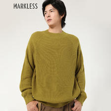 Markless 男士纯色宽松针织衫 49.01元（需用券）