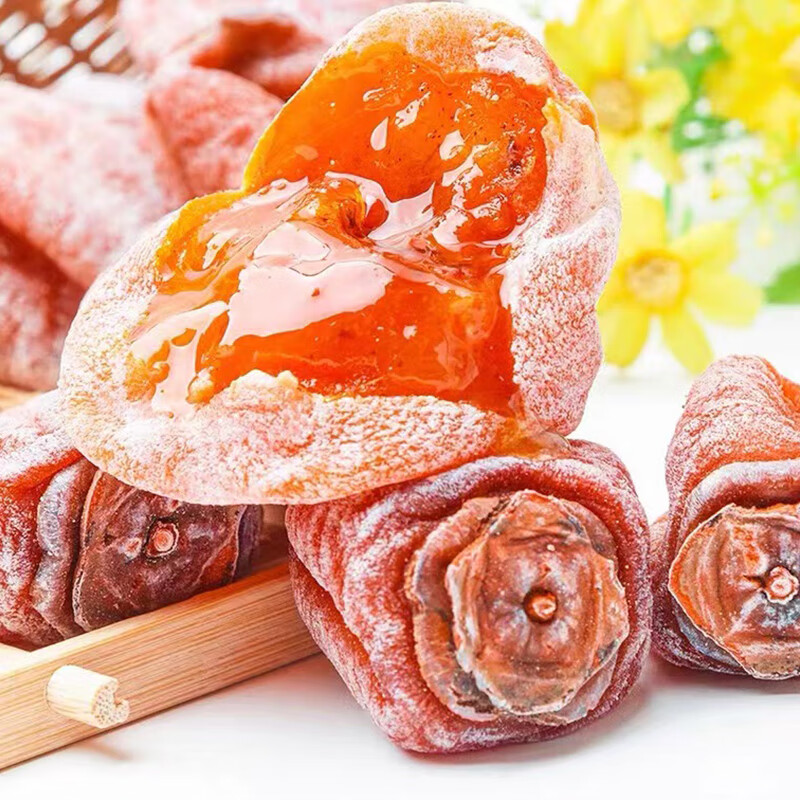 京鲜生 富平柿饼 大果 10-13个 500g 13.93元