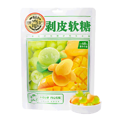 徐福记 剥皮软糖225g 1件 13.36元（需用券）