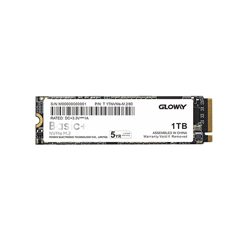 GLOWAY 光威 1TB SSD固态硬盘 M.2接口(NVMe协议) PCIe 3.0x4 Basic+系列 黑神话装机升