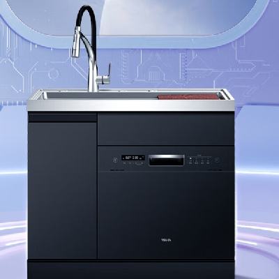 再降价、6.18预售：Midea 美的 XH03P 集成水槽洗碗机一体式 13套 4252.05元包邮（