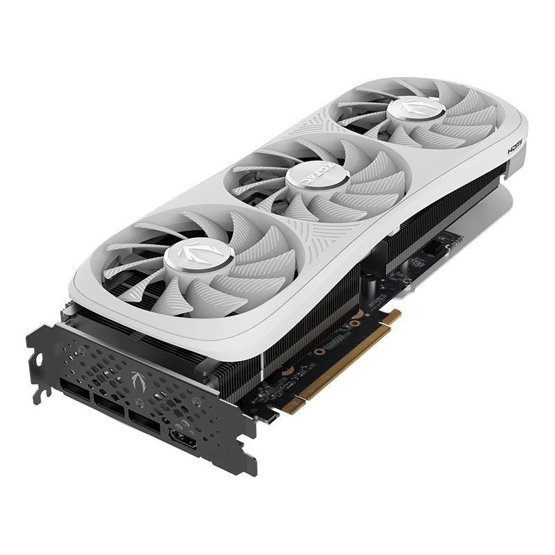 索泰 GeForce RTX 5050 Ti SUPER TRINITY OC 月白 显卡