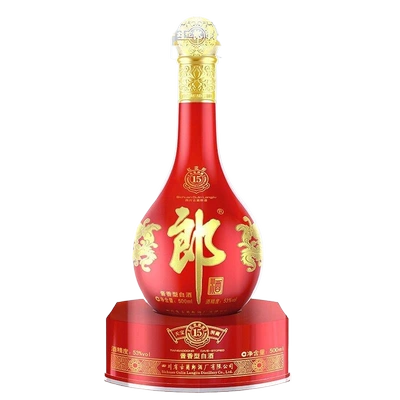 郎酒红花郎15年53度酱香型白酒500ml 407.9元（3人团）