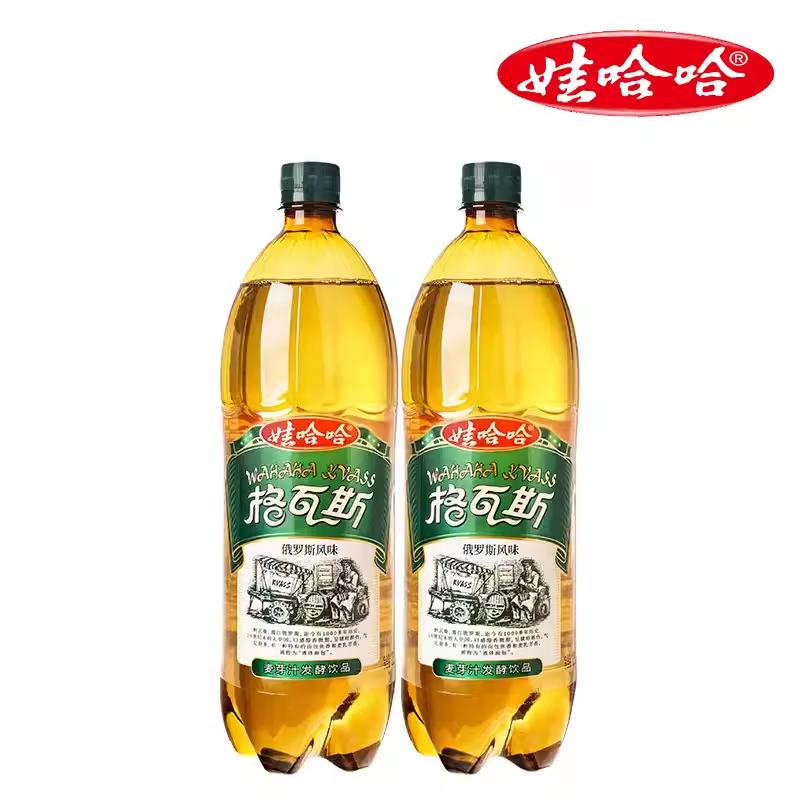 娃哈哈 格瓦斯 发酵饮品 1.25L*2瓶 18.8元 包邮