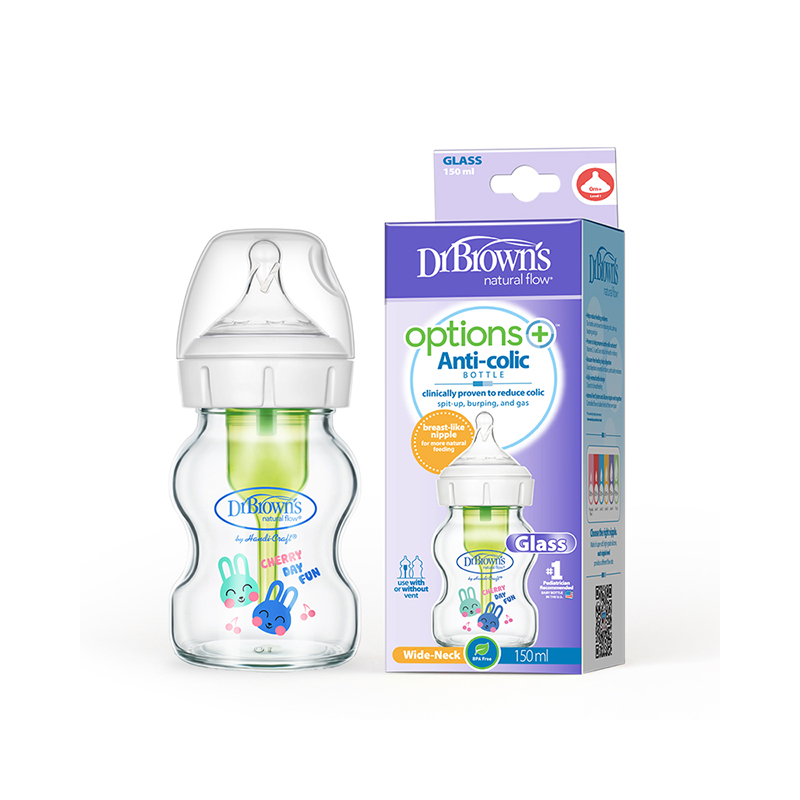 88VIP：布朗博士 婴儿玻璃宽口兔子奶瓶 150ml 106.59元（需用券）