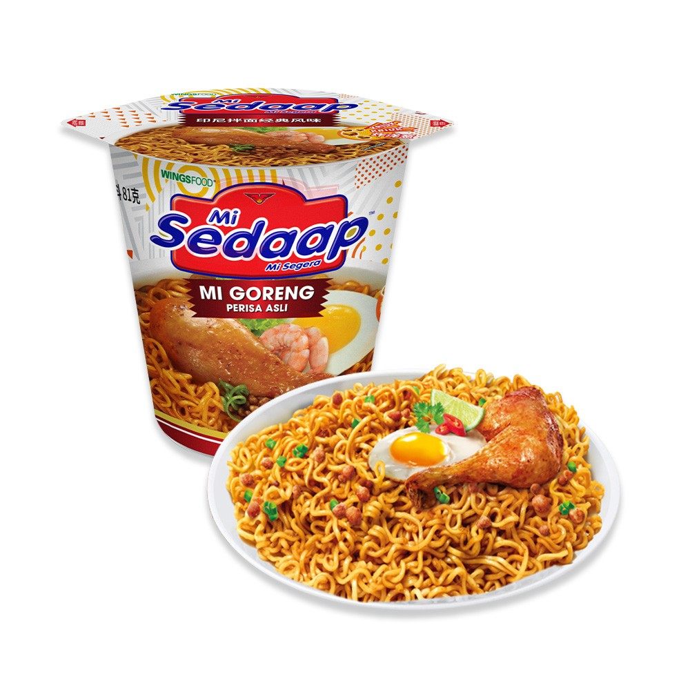 喜达 辉英喜达 印尼进口拌面方便面 1桶 1.98元