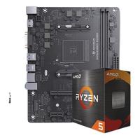 AMD 锐龙R5 5500 盒装处理器+铭瑄B450M 挑战者主板 板U套装 ￥774