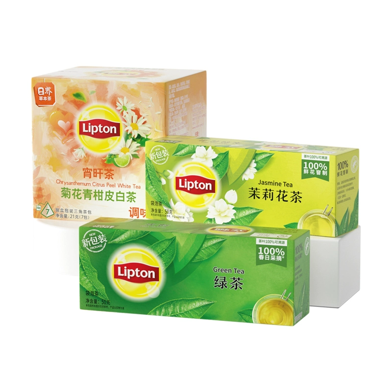 Lipton 立顿 茉莉花茶绿茶红茶乌龙茶茶包伯爵冷泡茶叶 25包 ￥16