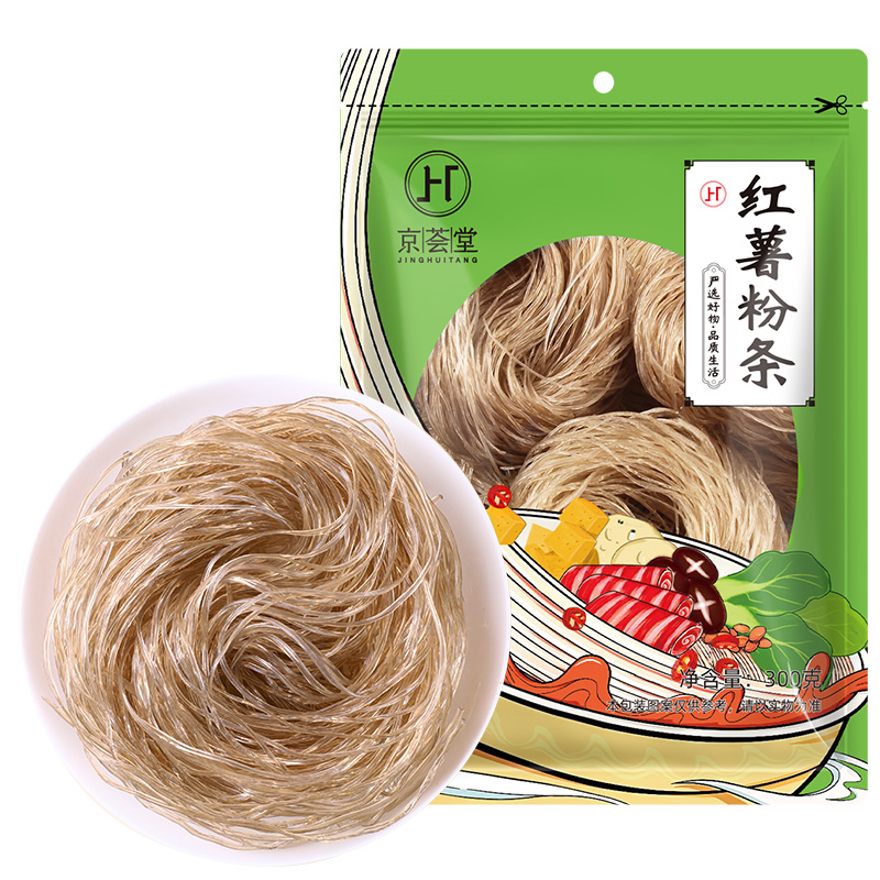 京荟堂 红薯粉条 300g 5.13元