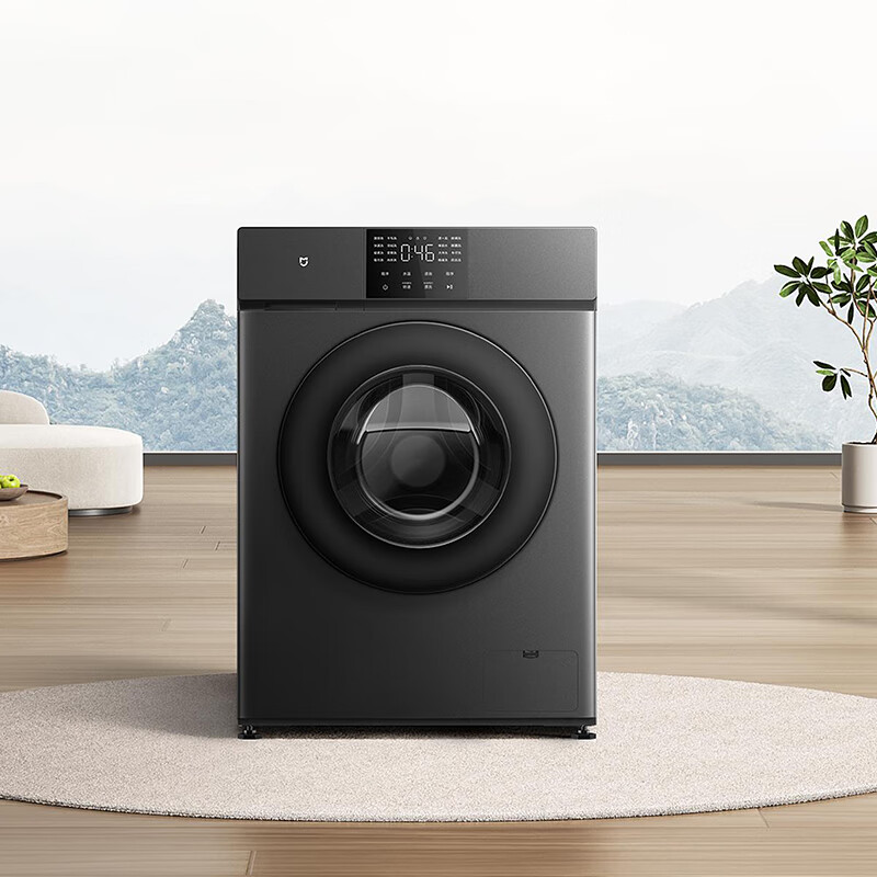京东plus以旧换新mijia米家xhqg120mj202滚筒洗衣机12kg钛金灰1559元