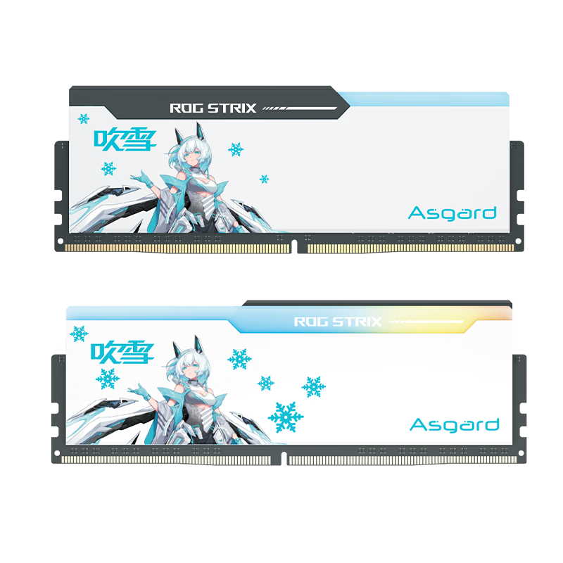 PLUS会员、需首购：Asgard 阿斯加特 16GB 8GBx2套装 DDR4 3600 台式机内存 RGB灯条 