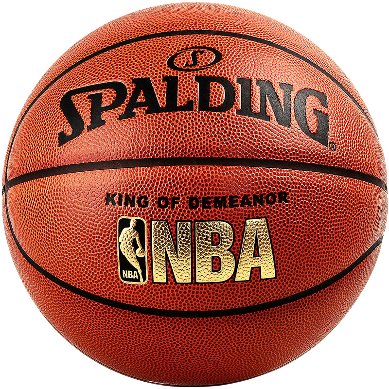 移动端：SPALDING 斯伯丁 NBA比赛用球系列 PU篮球 76-167Y 橘色 7号/标准 145元