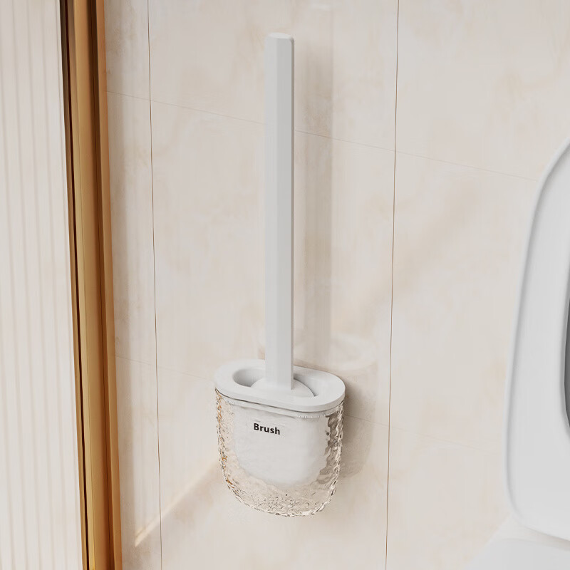 桔子灯笼 硅胶马桶刷套装 壁挂式 白色 20.3元（需用券）