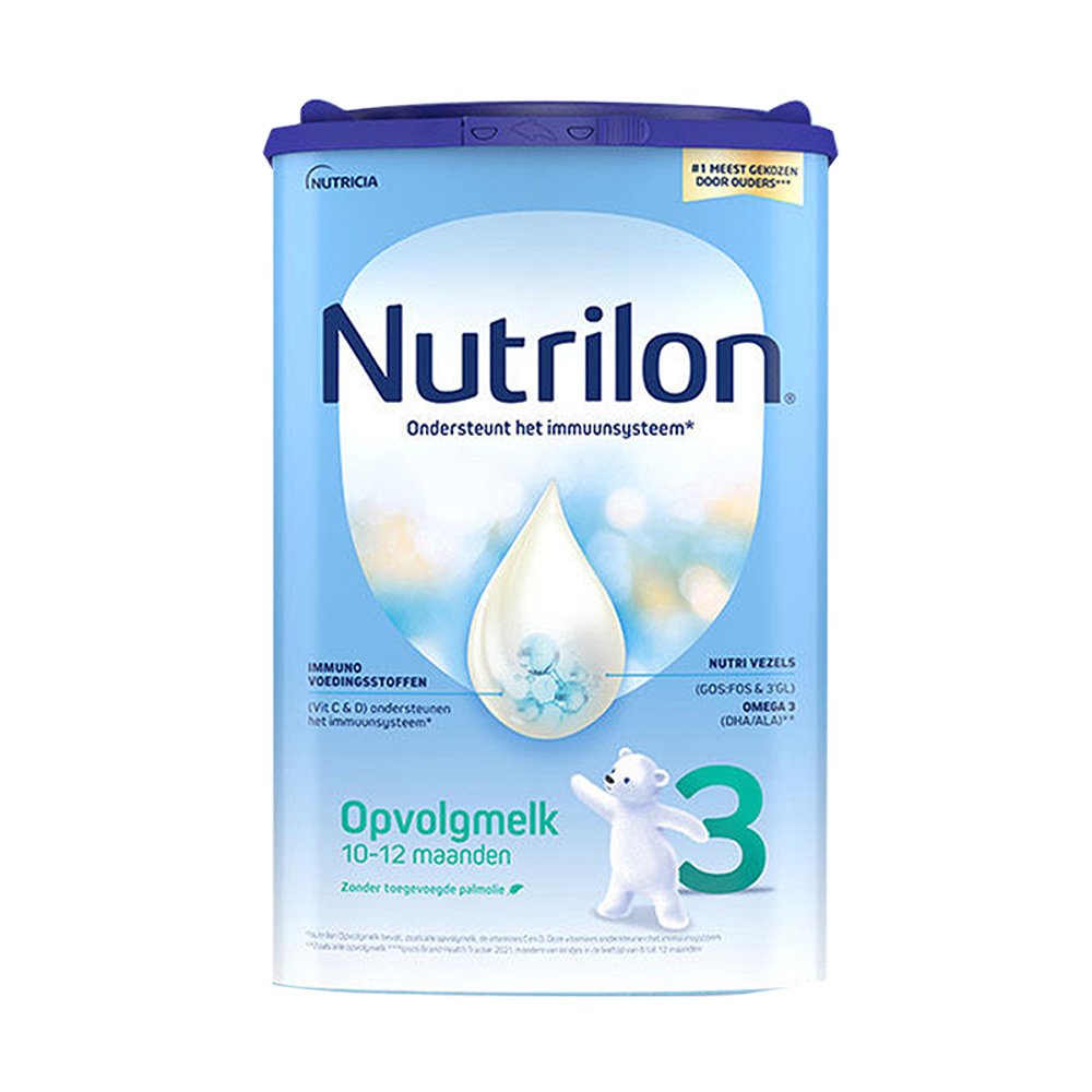 Nutrilon 诺优能 荷兰牛栏婴幼儿成长牛奶粉净含量800g 荷兰原装进口 3段3罐 374