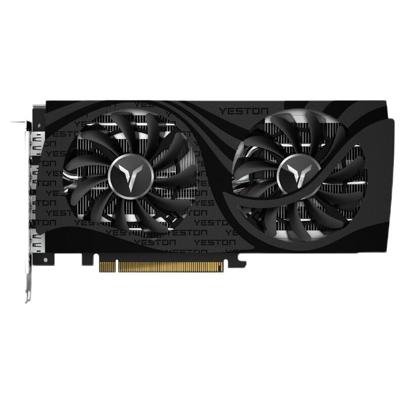 yeston 盈通 RX 6600 XT 8GD6 大地之神 显卡 8GB 黑色 1399元