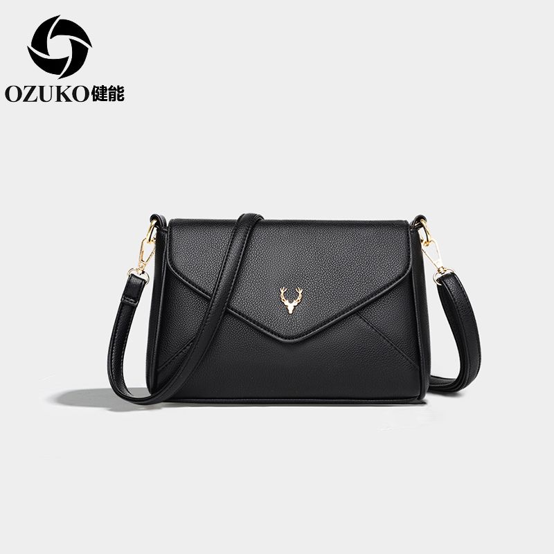 OZUKO 健能中年女士时尚简约斜挎小包包2026新款大容量百搭单肩妈妈女包 25.8元 - 线报酷