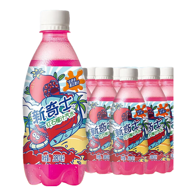 Sunkist 新奇士 红石榴汁汽水 380ml*15瓶 整箱装 32.57元/件 包邮（需买3件，共97.