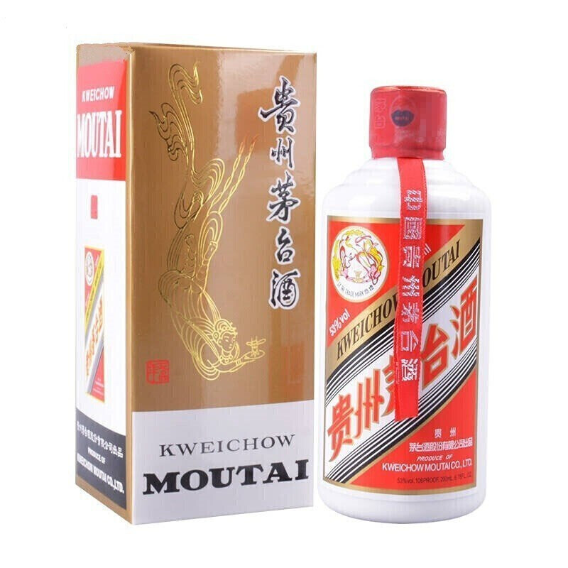 MOUTAI 茅台 飞天 53度 酱香型白酒 200ml*12瓶 12559.04元