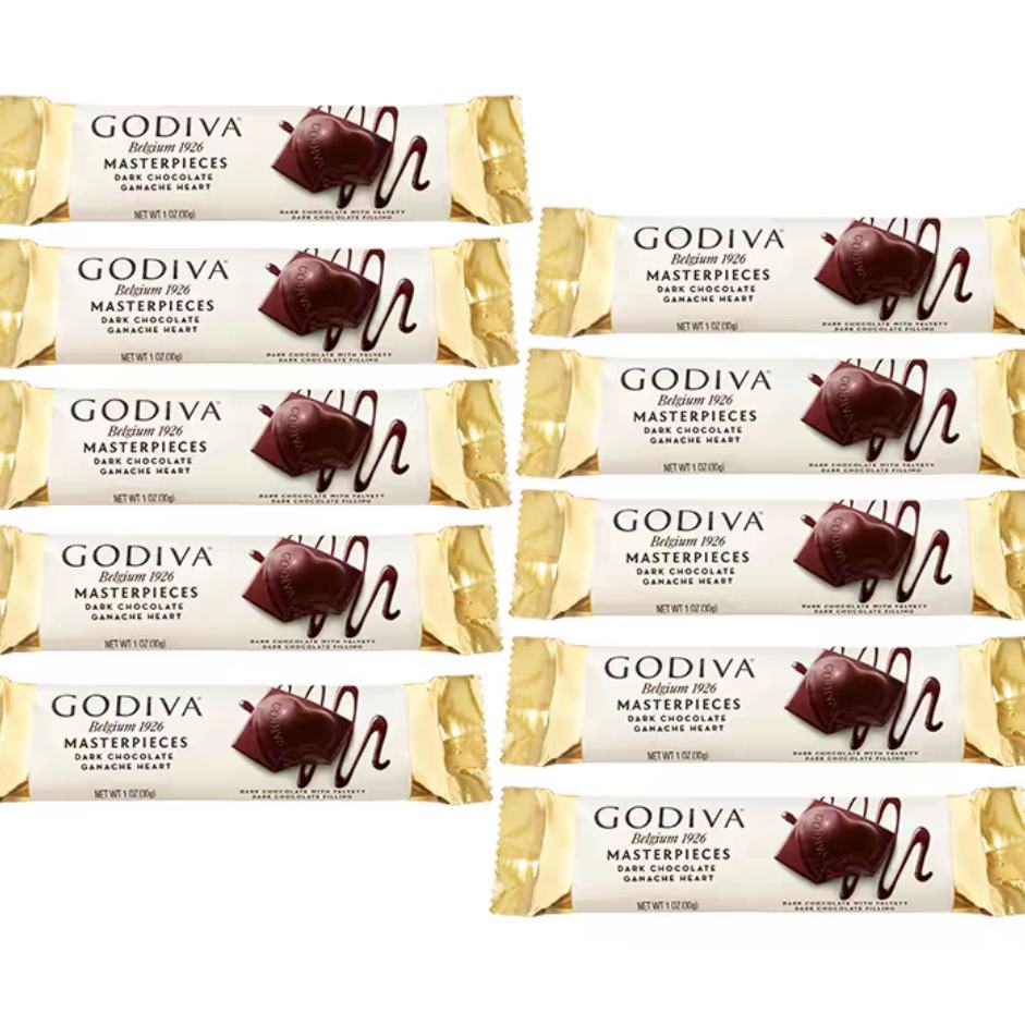 88VIP：GODIVA 歌帝梵 经典黑巧克力30g*10条 56.9元