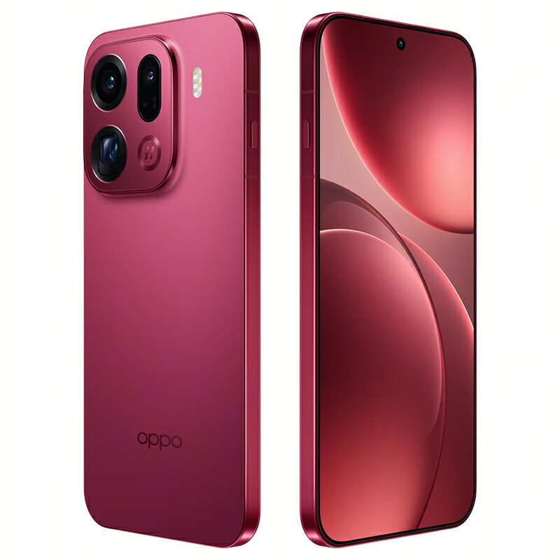 OPPO Find X9 Pro 5G手机 12GB+256GB 追光红 4594元