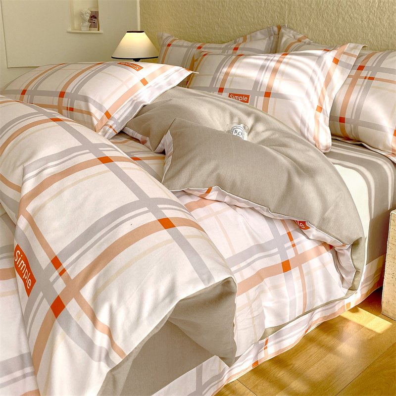 索隆 加厚秋冬厚实棉质磨毛保暖四件套 200*230cm