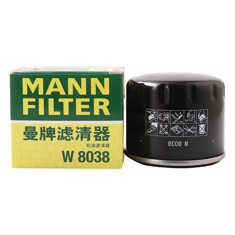 曼牌滤清器 曼牌（MANNFILTER）机油滤清器机油滤芯机滤广汽GS4 GS5具体客服 24.