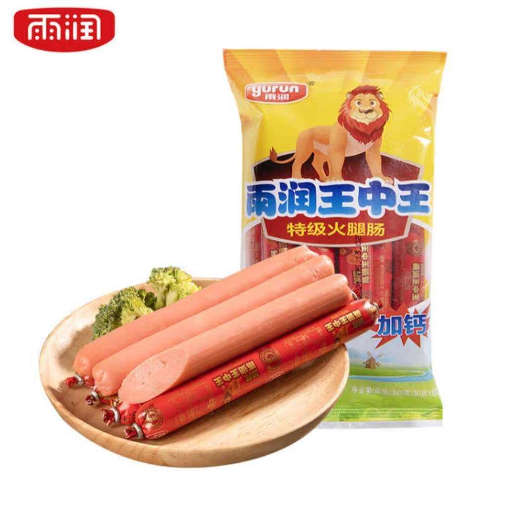 雨润火腿肠王中王30g*8支 特级王中王240g*1袋 任选*6袋 24.8元（合4.13元/件）包