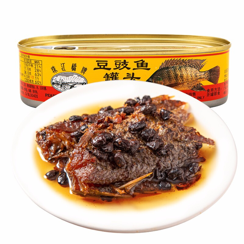 梅林 MALING 豆豉鱼罐头 150g/罐 7.92元