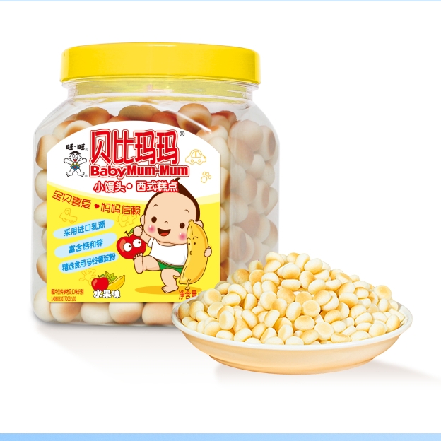 BabyMun-Mun 贝比玛玛 宝宝零食小馒头 多口味可选 150g/罐 12.9元包邮（需用券）