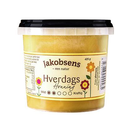 jakobsens 雅各布森 百花结晶蜂蜜 425g 27.55元