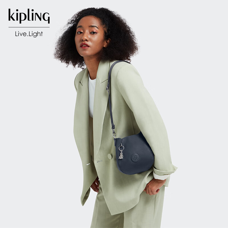 kipling 凯普林 女款轻便帆布时尚百搭潮流可爱小包水桶包单肩手提斜挎包|INN