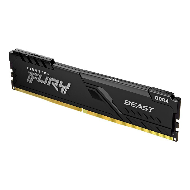 Kingston 金士顿 Fury系列 DDR4 3600MHz 台式机内存 马甲条 黑色 32GB HX436C18FB3/32 377.