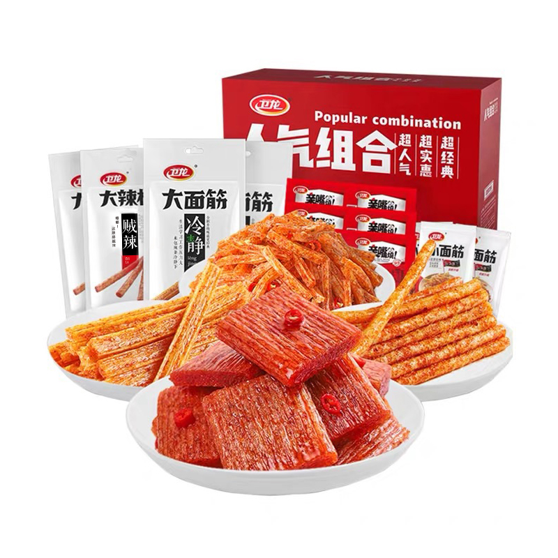 88VIP：卫龙 辣条人气组合礼盒 1340g 16.92元（需用券）