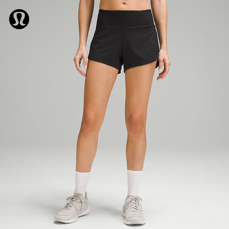 lululemon丨Speed Up 女士运动中腰短裤 4