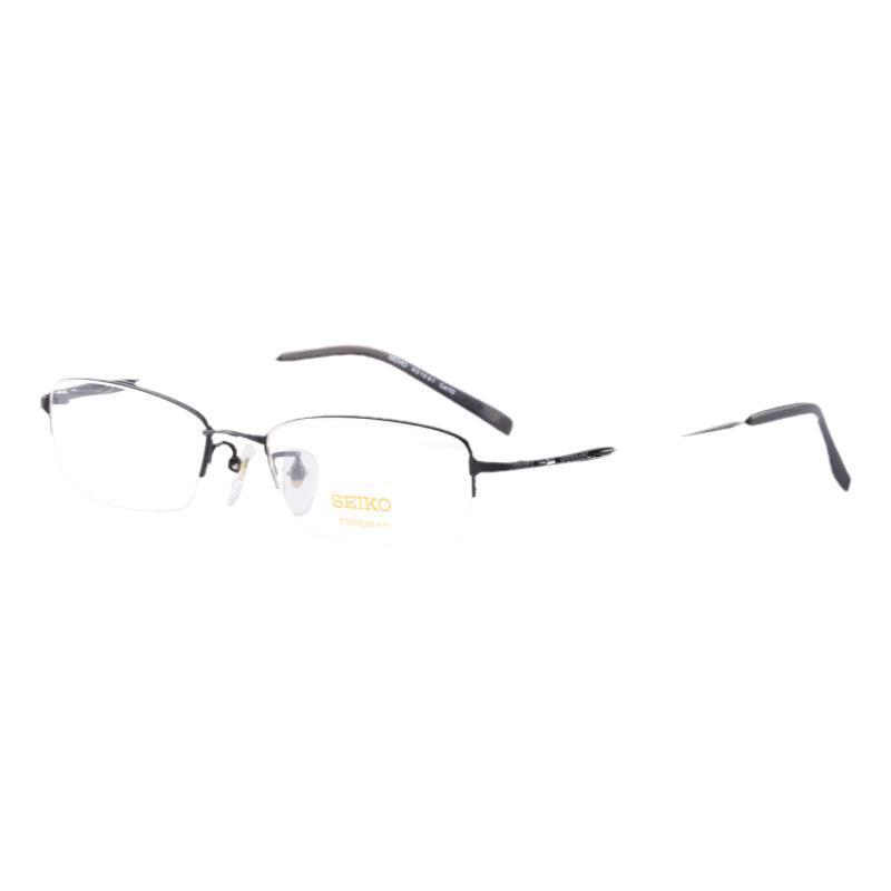 SEIKO 精工 眼镜框男商务休闲钛合金半框可配近视日本光学镜架1061 428.8元（需用券）