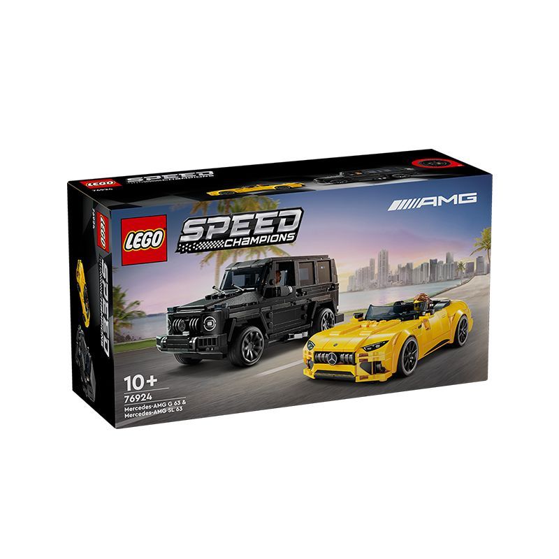 百亿补贴：LEGO 乐高 76924 Mercedes-AMG G63 与 Mercedes-AMG SL63 234元