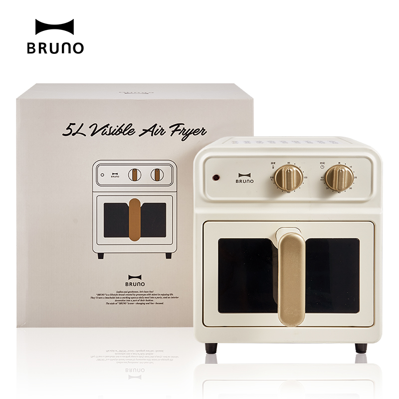 BRUNO 复古空气炸锅5L家用可视化全自动大容量多功能电炸锅 424.15元(需用券)