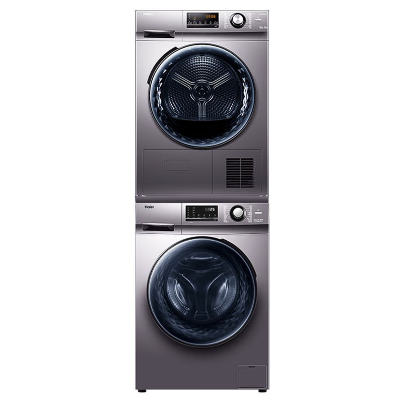 618预售、PLUS会员：Haier 海尔 EHG100MATE21S+EG100MATE21S 热泵式洗烘套装 10kg 3721.61