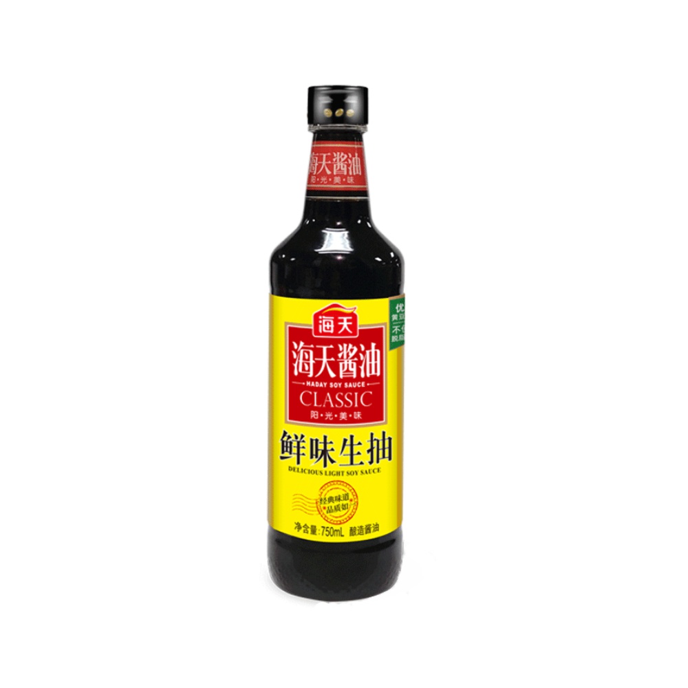 88VIP：海天 酱油鲜味生抽加量装750ml×1瓶酿造点蘸凉拌炒菜调味料家用 6.56元