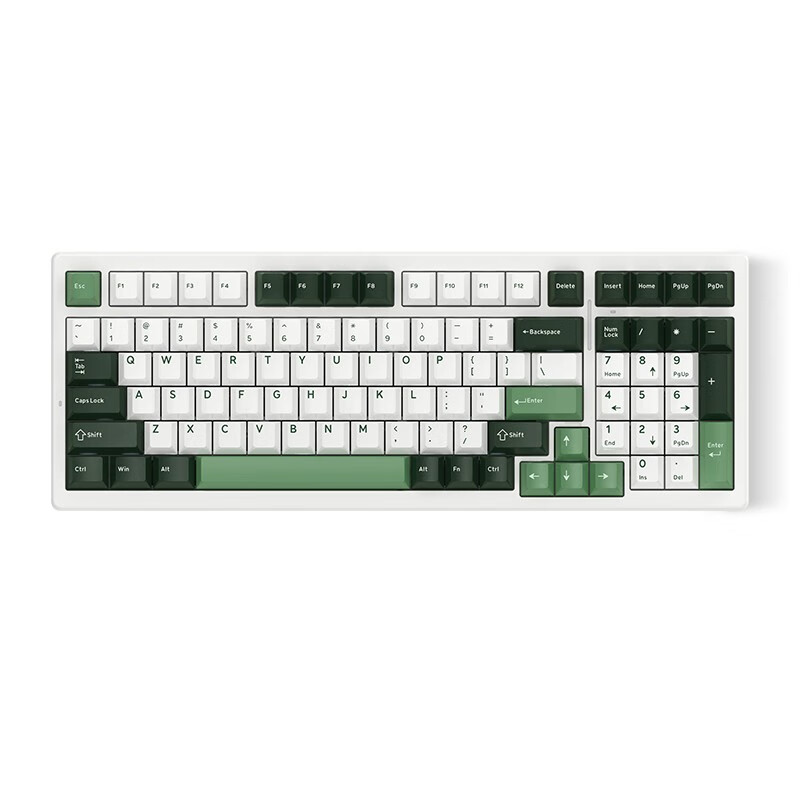 值选：VGN S99 99键 2.4G蓝牙 多模无线机械键盘 斑斓绿 阿尼亚轴 RGB 289元（满