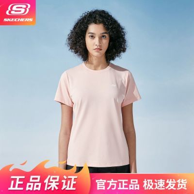 斯凯奇春夏运动T恤运动T恤女透气短袖T恤女式T恤P223W059 71.01元