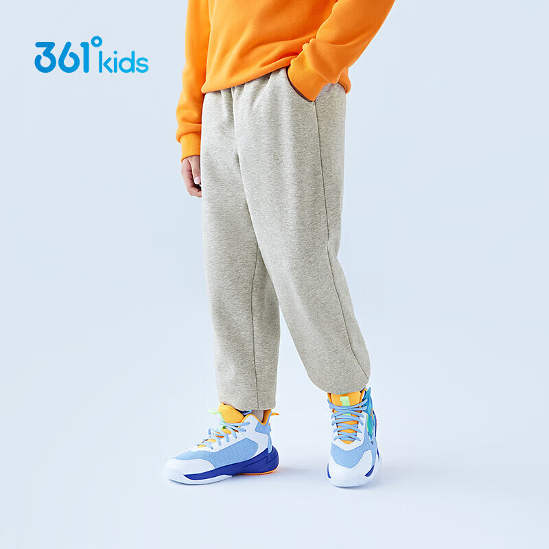 361° 儿童童装男女童通码（3-12岁）针织加厚长裤 灰150 62.91元（需用券）